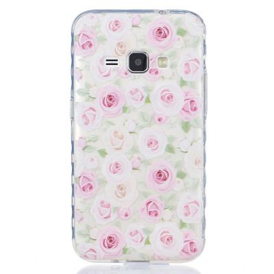 

More roses Pattern Soft Thin TPU Rubber Silicone Gel Case Cover for SAMSUNG Galaxy J1 2016/J120F