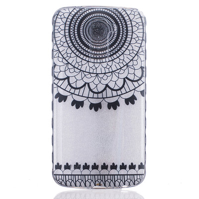 

Black wind chimes Pattern Soft Thin TPU Rubber Silicone Gel Case Cover for LG K10