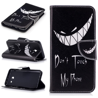 

Smile Design PU Leather Flip Cover Wallet Card Holder Case for SAMSUNG Galaxy J5 2017/J530