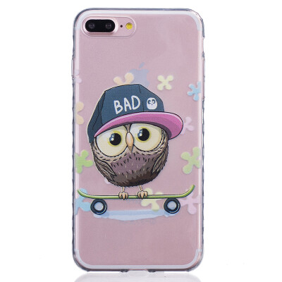 

Owl Pattern Soft Thin TPU Rubber Silicone Gel Case Cover for IPHONE 7 Plus