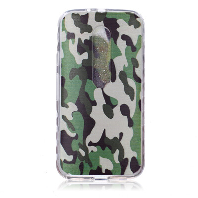 

Camouflage Pattern Soft Thin TPU Rubber Silicone Gel Case Cover for MOTO G3