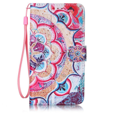 

Flower Design PU Leather Flip Cover Wallet Card Holder Case for LG LS775