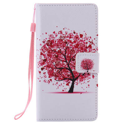 

Flower Design PU Leather Flip Cover Wallet Card Holder Case for HUAWEI P9 MINI