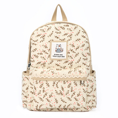 

Bag inside the famous sac maitres leisure backpack Korean canvas shoulder bag handbags buddy middle school student bag S703 card side