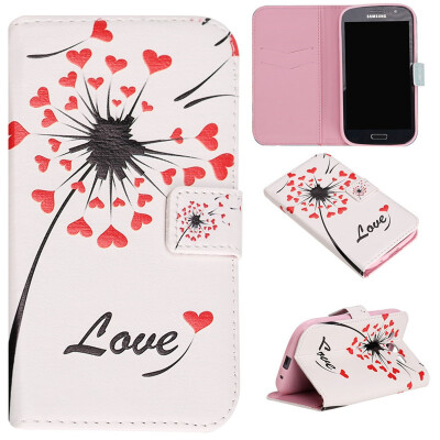 

Love heart dandelion Design PU Leather Flip Cover Wallet Card Holder Case for SAMSUNG GALAXY Grand Neo Plus I9060