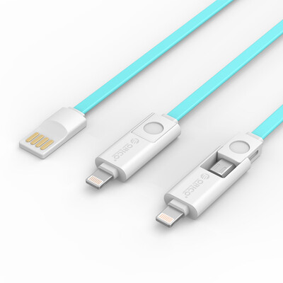 

Кабель 2-в-1 Lightning и Micro USB для зарядки и передачи данных ORICO