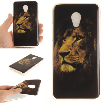 

Lions Pattern Soft Thin TPU Rubber Silicone Gel Case Cover for Meizu mx5