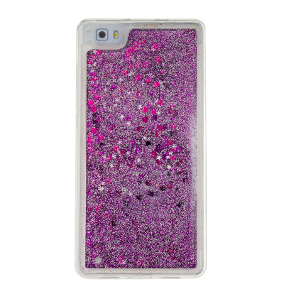 

Dynamic Quicksand Glitter Liquid Soft TPU Case Cover For HUAWEI P8LITE