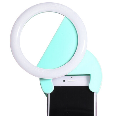 

Chu Li cherllo S02L mobile phone beauty fill light mint green universal photo live broadcast self-timer angel eye charm external lens Apple anchor flash