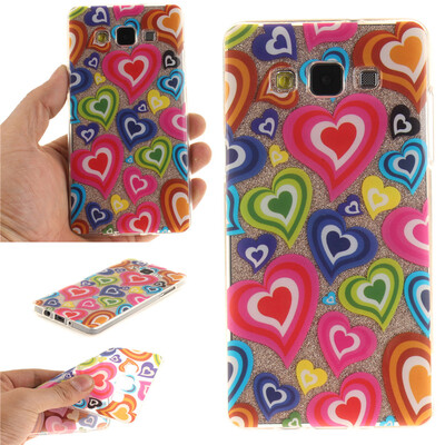

Colorful love Pattern Soft Thin TPU Rubber Silicone Gel Case Cover for SAMSUNG GALAXY A5