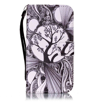 

Tree Design PU Leather Flip Cover Wallet Card Holder Case for SAMSUNG S5