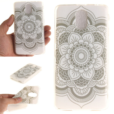 

Белые цветы шаблон Мягкий тонкий ТПУ Резиновая крышка силиконовый гель чехол для Lenovo VIBE P1m