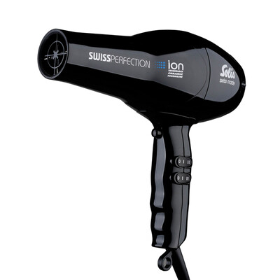

Switzerland Solis (Solis) hair dryer 440 home with high power imported thermostatic ceramic tourmaline anion hair care strong wind blowing dry shape pearl black