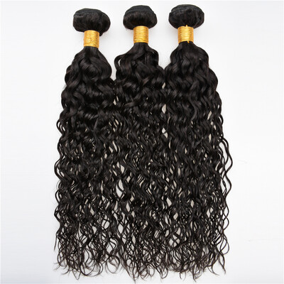 

Cy May Hair Products Brazilian Hair Weave Bundles Natural wavy More Wave Virgin Hair 3Pcs Top Human Hair Weave Bundles Water Wave