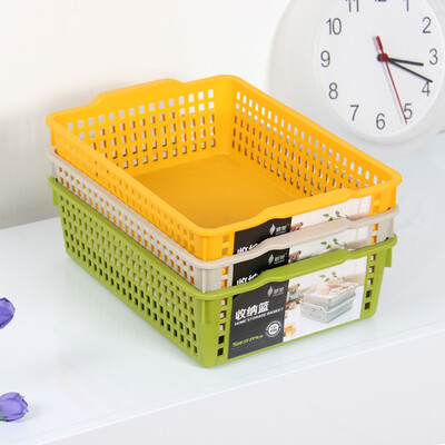 

Jingdong Supermarket] Shun Mei storage basket storage basket basket storage basket SM-2162 color random