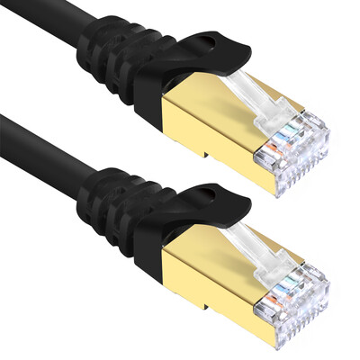 

Jingdong distribution CNCOB CN-3003-1M seven types of round cable double shielded copper cat7 round 7 category finished network cable 10 Gigabit network cable