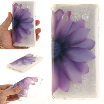 

Half flower Pattern Soft Thin TPU Rubber Silicone Gel Case Cover for Samsung Galaxy J5 2016/J510