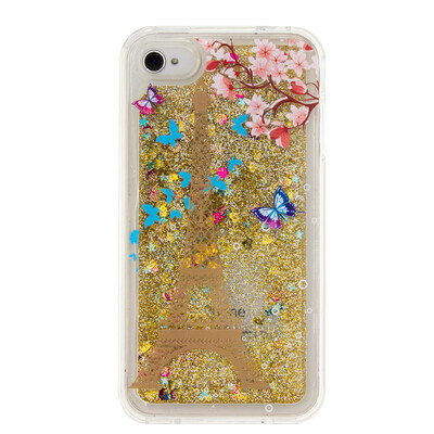 

Динамический Quicksand Блеск наливные Мягкая ТПУ чехол для IPHONE 4S