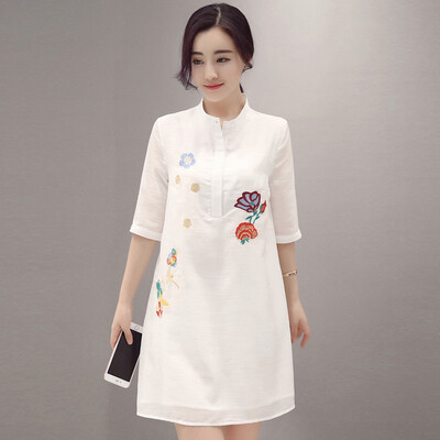 

Сибирская женщина 2017 осень Корейская мода простая и расслабленная дикая пятиточечная рукав рубашка женская S71R0590A7XL белый XL