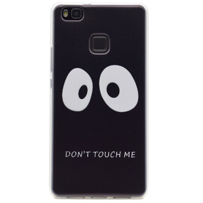 

Do not touch me Pattern Soft Thin TPU Rubber Silicone Gel Case Cover for HUAWEI P9 Lite