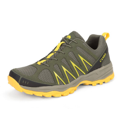 

Camel (CAMEL) outdoor hiking shoes couple models shock absorber hiking shoes lace with outdoor shoes male A632036175 gray 39