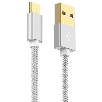 

Зеленый Juneng (Llano) Тип-С просом Huawei линии данные USB 4c / 5 MeiZu музыки в качестве мобильного телефона заряд линии 2 Эндрюса 2.4A быструю зарядку зарядных плетеные серебряный провод 1,2 м