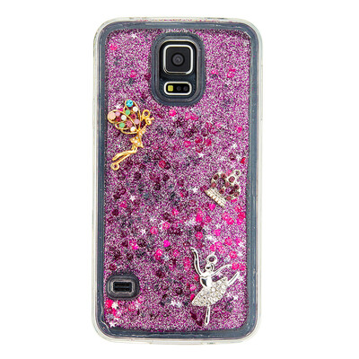 

Динамический Quicksand Блеск наливные Мягкая ТПУ чехол для SAMSUNG S5