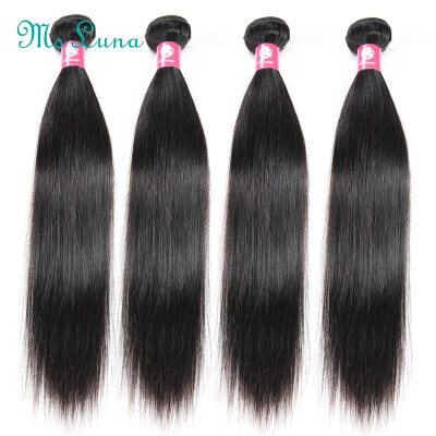 

Ms Luna Hair 7A Peruvian Virgin Hair Straight 4 Bundles Peruvian Virgin Straight Hair Human Hair Extensions