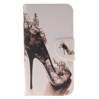 

High heels Design PU Leather Flip Cover Wallet Card Holder Case for LG K8
