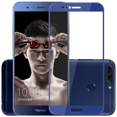 

Pizza glory V9 tempered film full-screen Huawei glory v9 mobile phone film blue