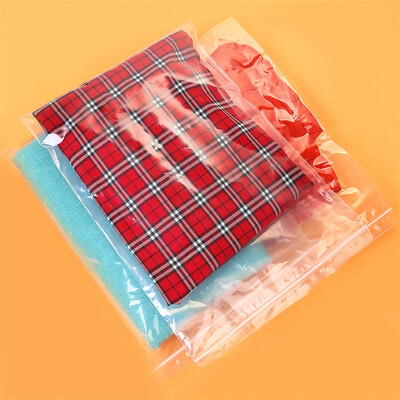 

Jingdong Supermarket Jingtang thickening travel clothes shoes storage bag transparent sealed bag large 20 loaded 33 45 cm