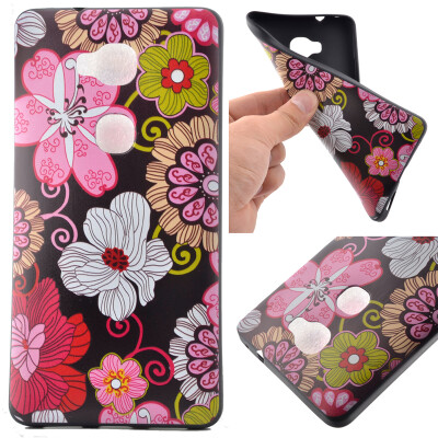 

Color flowers Pattern Soft Thin TPU Rubber Silicone Gel Case Cover for Huawei Honor 5X/GR5