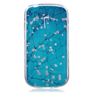 

Plum blossom Pattern Soft Thin TPU Rubber Silicone Gel Case Cover for SAMSUNG GALAXY S3 Mini I8190