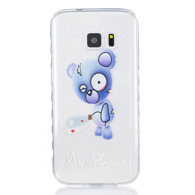 

Blue bear Pattern Soft Thin TPU Rubber Silicone Gel Case Cover for SAMSUNG GALAXY S7