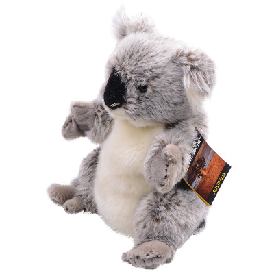 

National Geographic (NATIONALGEOGRAPHIC) Handdale Series Animal Dolls Plush Pants Even Simulation Model Children Baby Animals World Toys Koala Hand Dolls 10 "