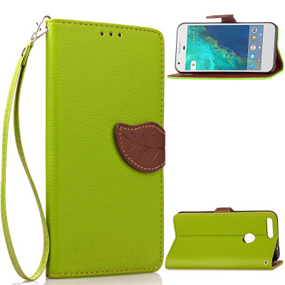 

Green Design PU Leather Flip Cover Wallet Card Holder Case for Google Pixel