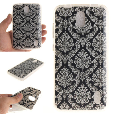 

Totem flowers Pattern Soft Thin TPU Rubber Silicone Gel Case Cover for HUAWEI Y625