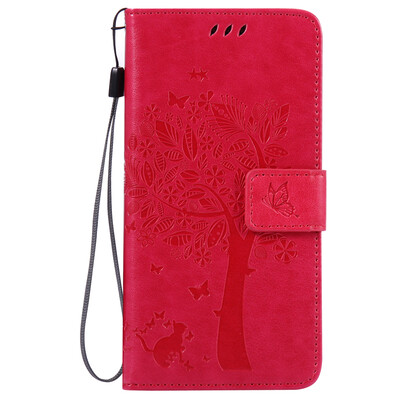 

Rose Tree Design Кожа PU откидной крышки Кошелек Карты Держатель чехол для LG G5