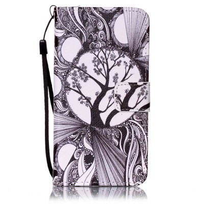 

Tree Design PU Leather Flip Cover Wallet Card Holder Case for SAMSUNG J510