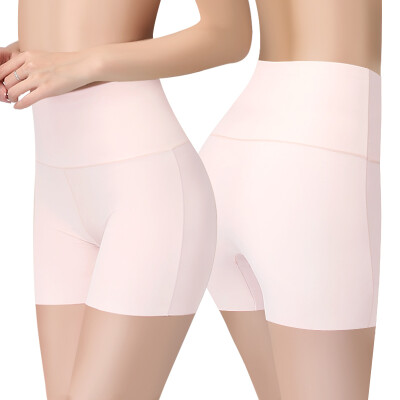 

The United States&Ya Ting 2 high waist ice silk safety pants ladies underwear a seamless cotton crotch underwear female pink pink