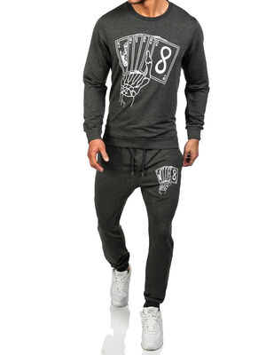 

New mens fashion long sleeve hoody&pants sets