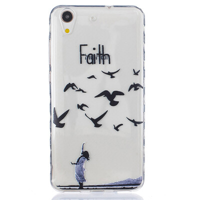 

Woman birdie Pattern Soft Thin TPU Rubber Silicone Gel Case Cover for HUAWEI Honor 5AY6 II