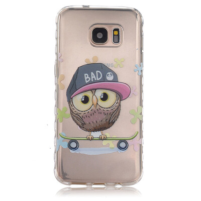 

Сова Pattern Мягкий тонкий ТПУ Резиновая крышка силиконовый гель чехол для SAMSUNG GALAXY S7 Edge
