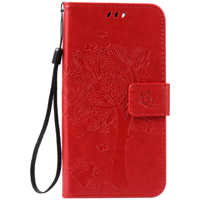 

Red Tree Design PU Leather Flip Cover Wallet Card Holder Case for LENOVO Lemon 3