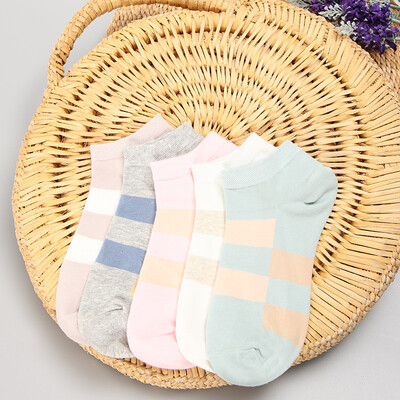 

Антарктический жа случайные носки весной и летом спортивные носки 5 пар Подарочная коробка клетчатый Размер