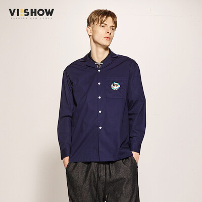 

viishow long-sleeved shirt male casual