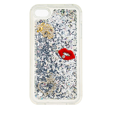 

Динамический Quicksand Блеск наливные Мягкая ТПУ чехол для IPHONE 4S