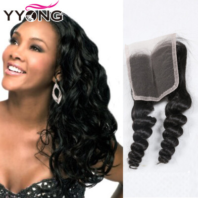 

Peruvian Virgin Hair Loose Wave Lace Closure 44 Inch Human Hair Lace Closure Wholesale Peruvian Loose Wave Closure Free Shipping