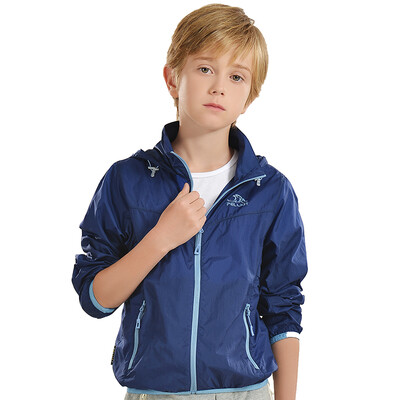 

Pellie and PELLIOT outdoor sunscreen skin clothing men and women light breathable fast clothing 1731 male blue color M