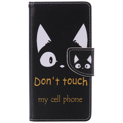 

Cat Ears Design PU Leather Flip Cover Wallet Card Holder Case for SONY X Performance